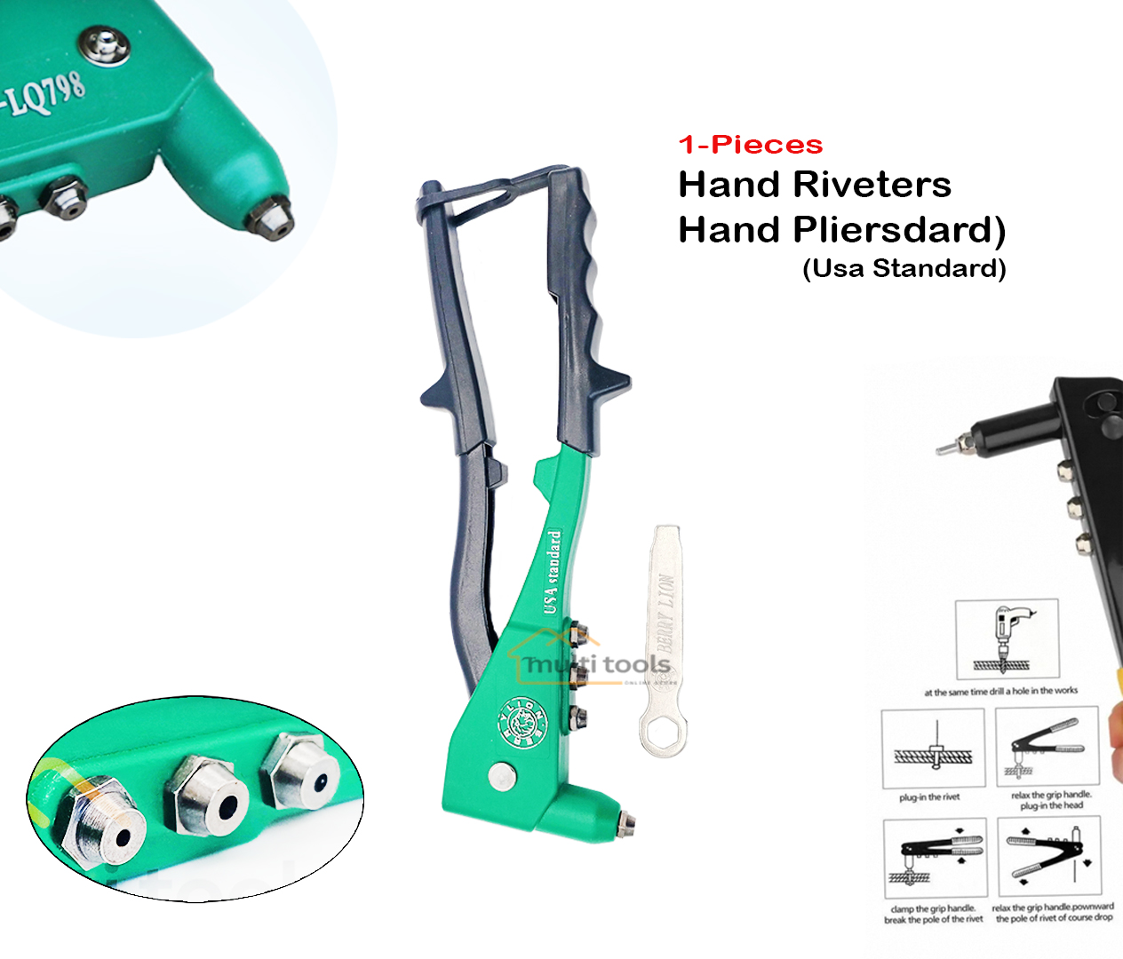 Hand Riveters/Hand Pliers (Usa Standard) 